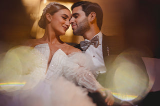 Bride and groom portrait