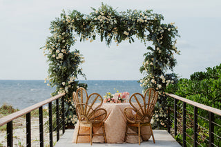 beautiful wedding table set at St. Regis kanai