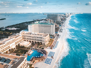 Bird's eye view of a 5-star hotel in Mexico