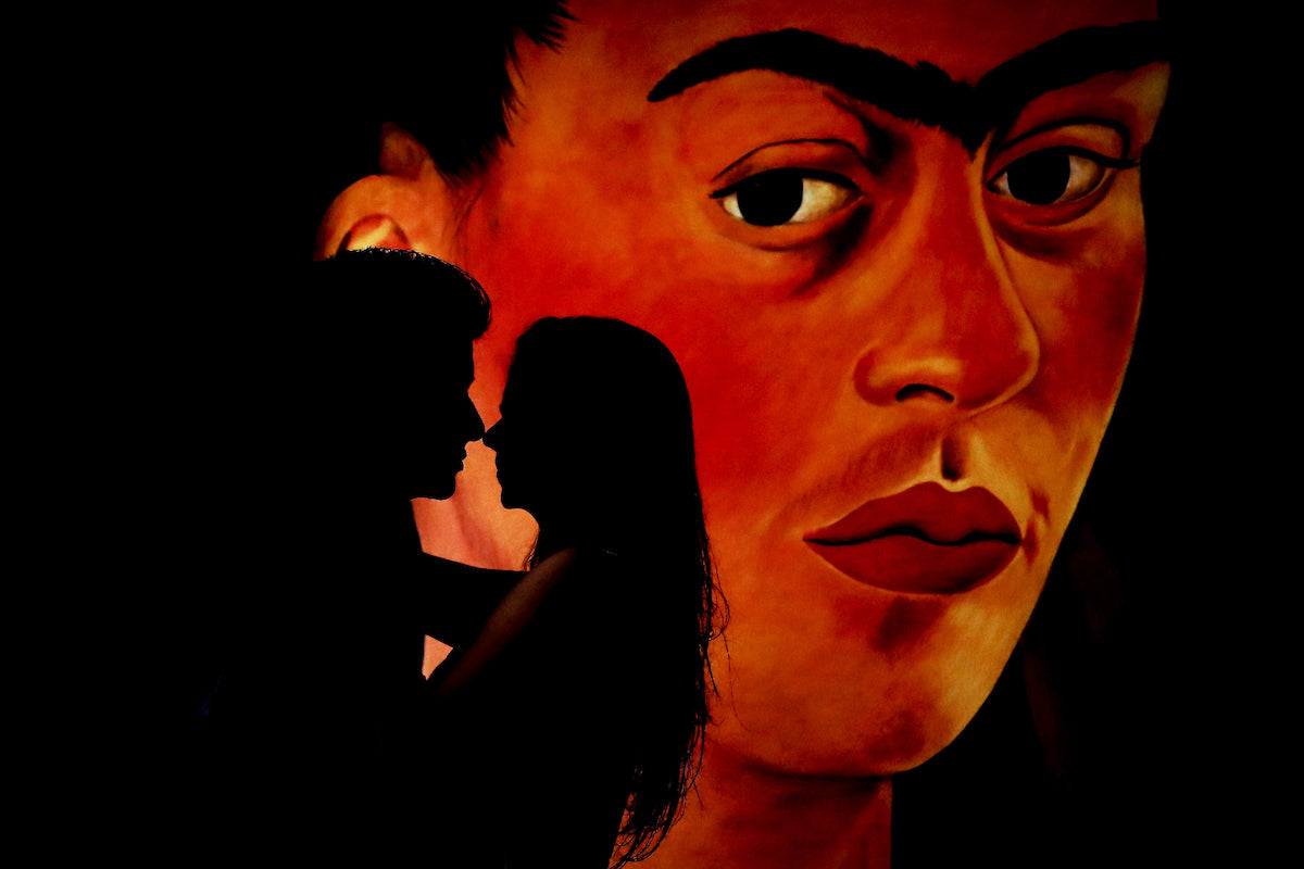Portrait of Frida Kahlo ant Grand Velas Riviera Maya