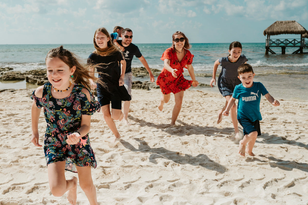 kids running