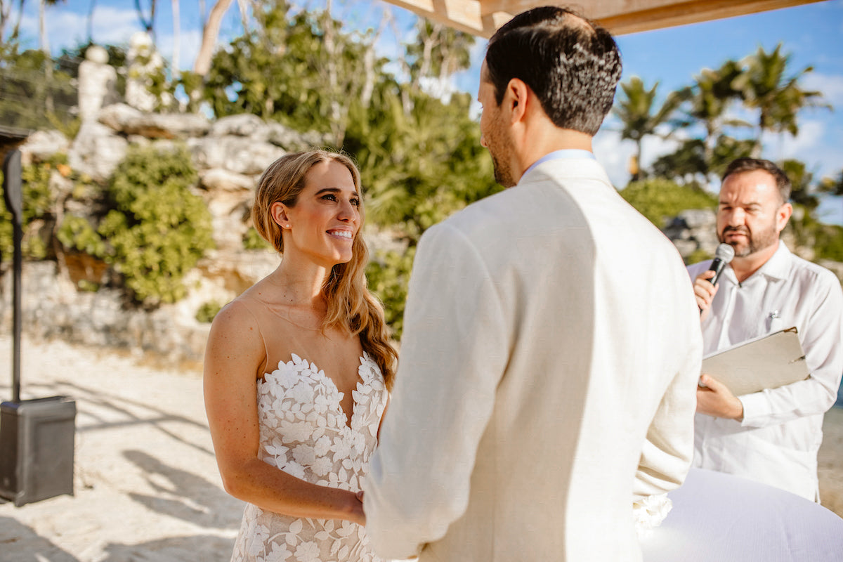 Wedding reception in Xcaret hotel