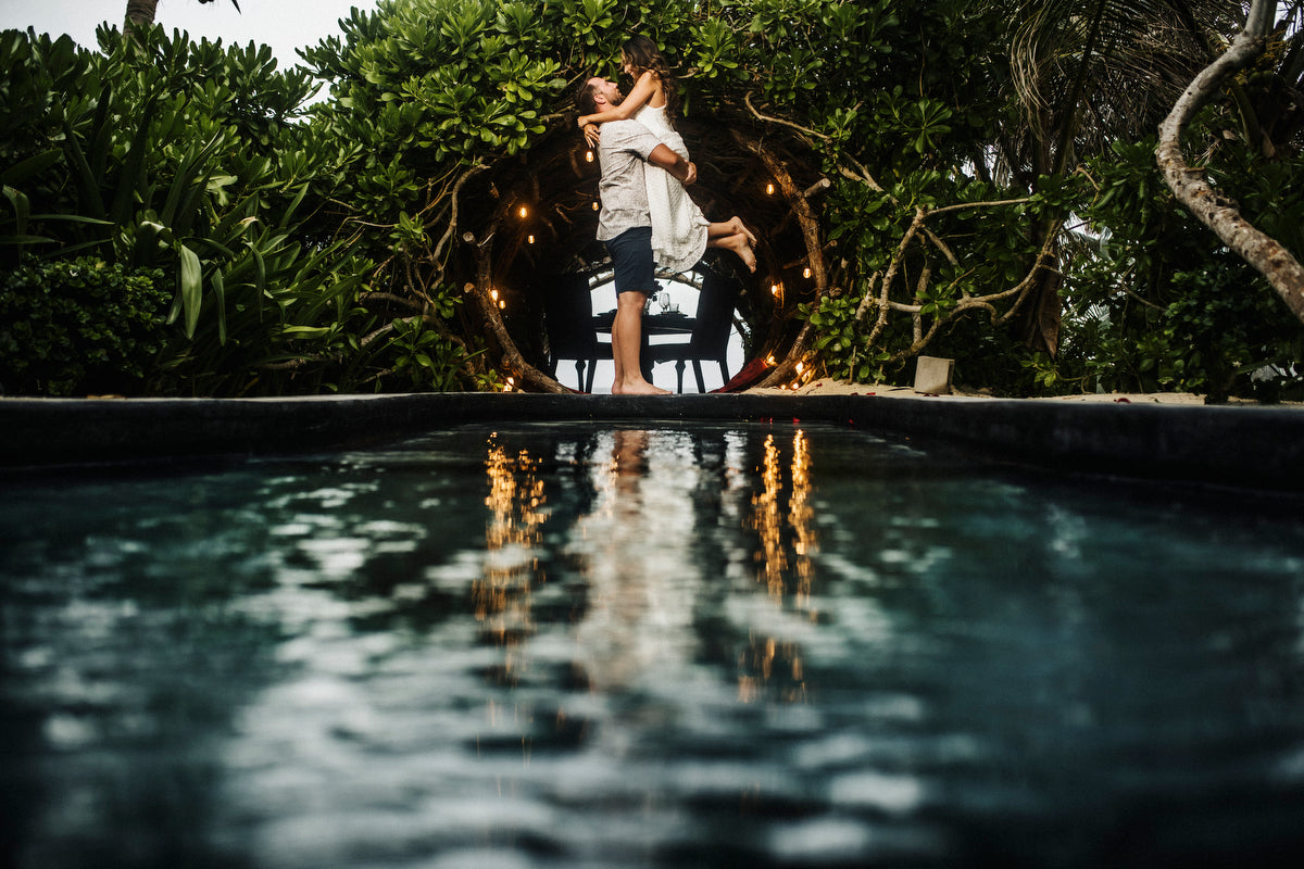 Olivia & Bryan engagement at Casa Malca Tulum