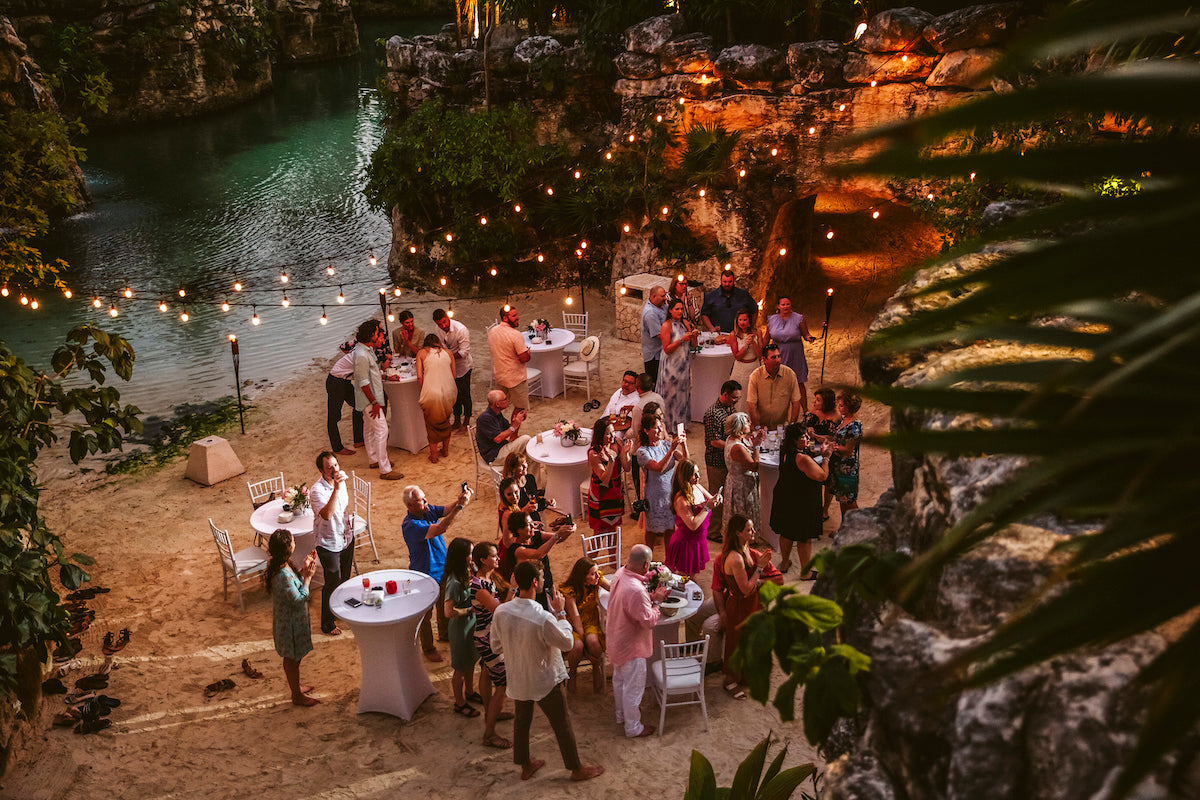 Reception at the Caves Hotel Xcaret Mexico