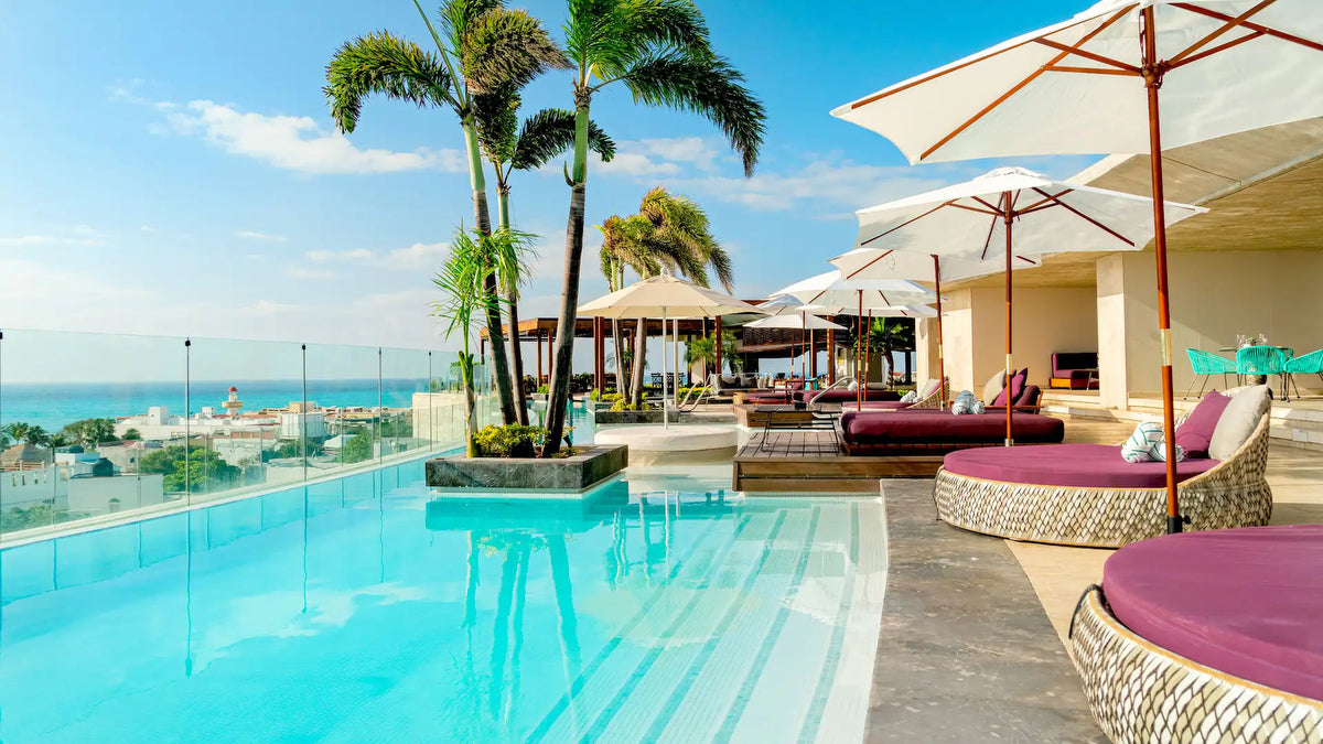 View Roof Top Thompson Hotel at Playa del Carmen (Mexico)