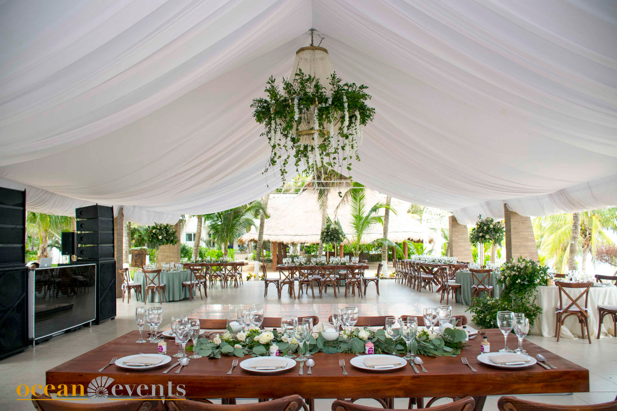 Wedding decoration reception