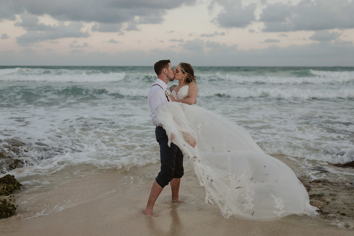 Couple portrait at the Beach