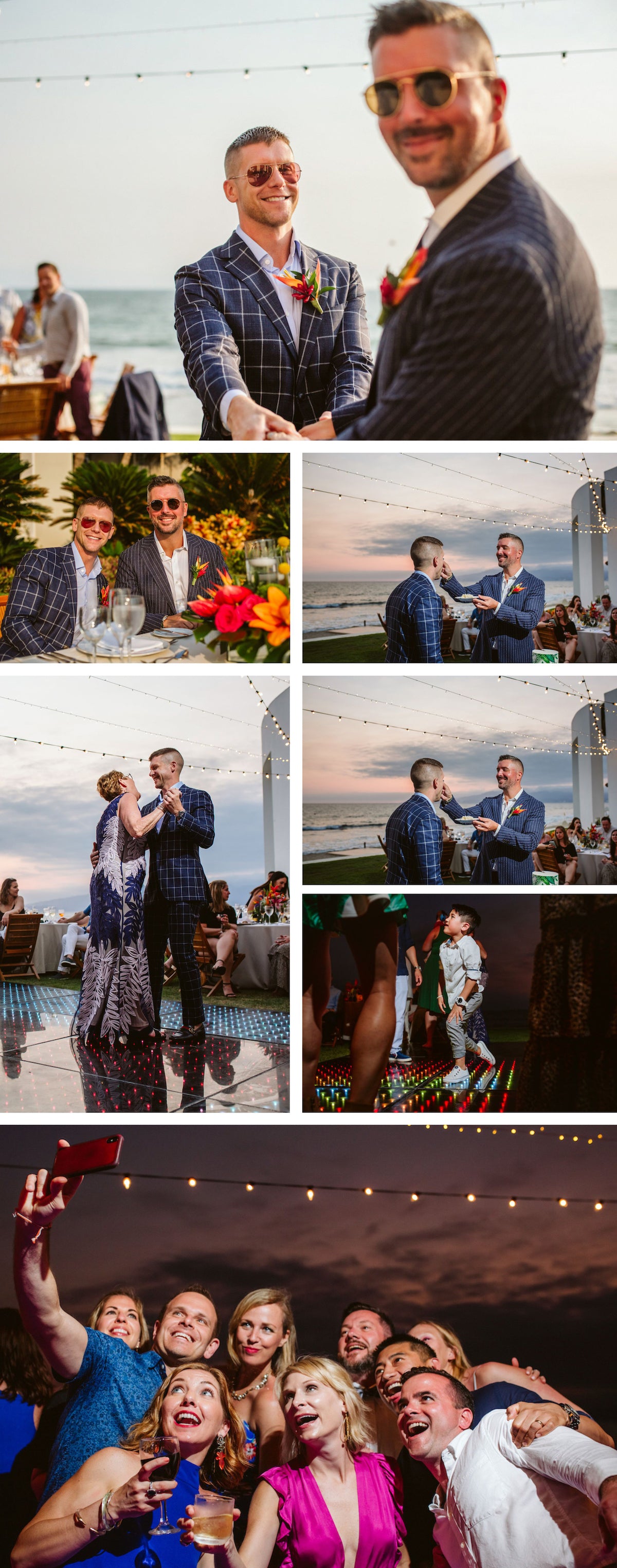 Photos on the wedding reception of Danny & Mark at Grand Velas Riviera Nayarit