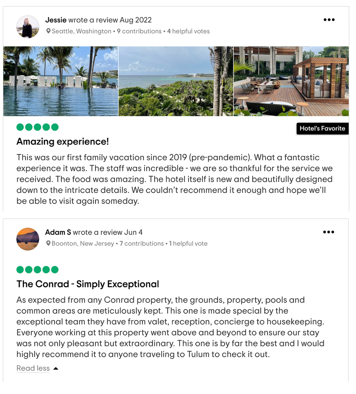 trip advisor comments conrad