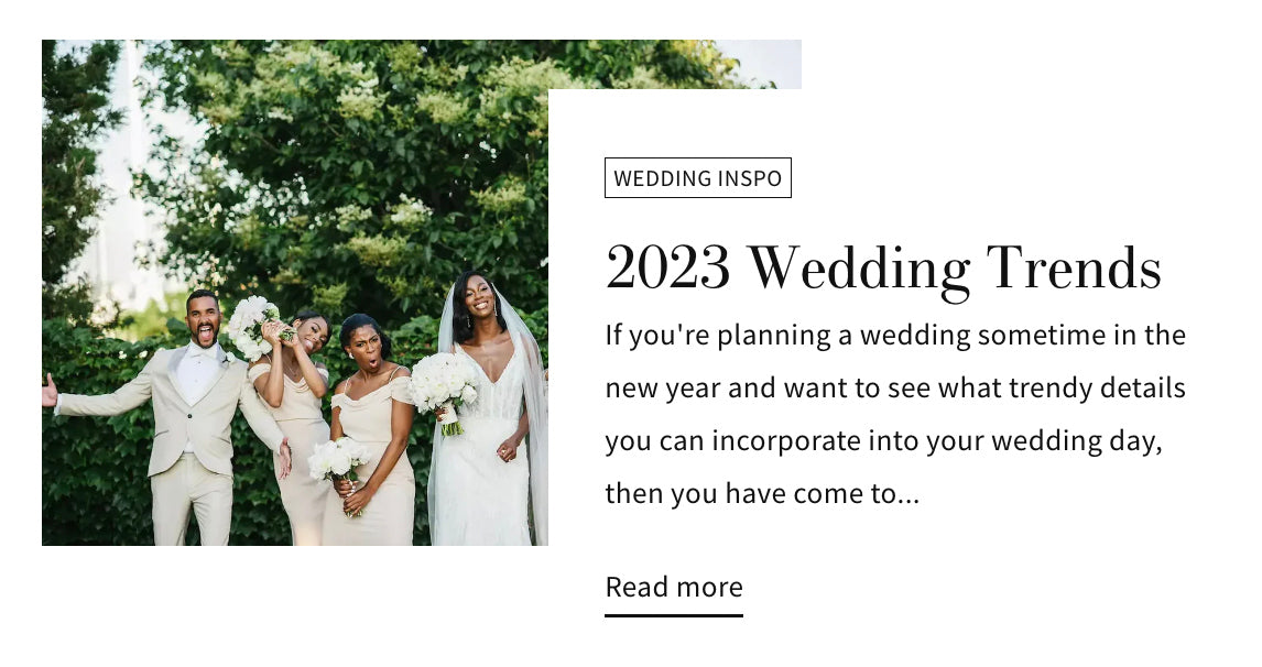 2023 Wedding Trends